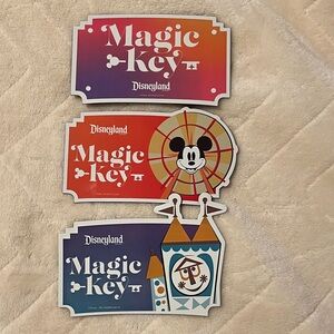 Disney Magic Key Magnetic Decorative Signs